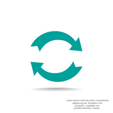 Oklar web simgesi olan daire 