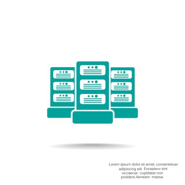 Veri sunucuları web simgesi