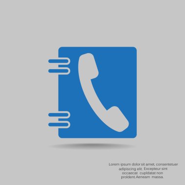 Telefon kişiler web simgesi