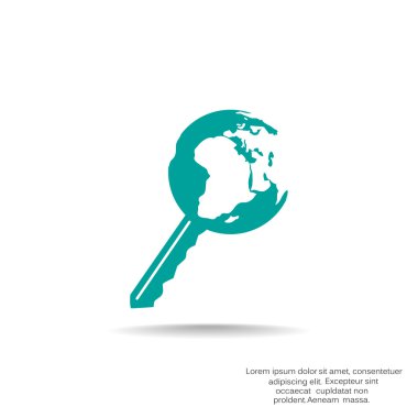 anahtar gezegen web simgesi