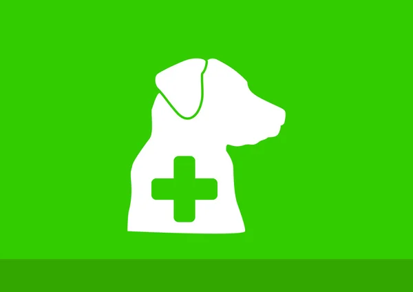 Veterinaire kliniek web pictogram — Stockvector