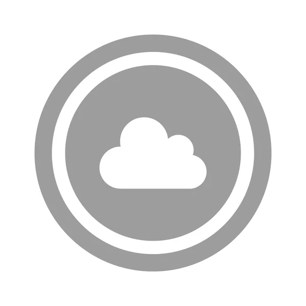 Cloud web icon — Stock Vector