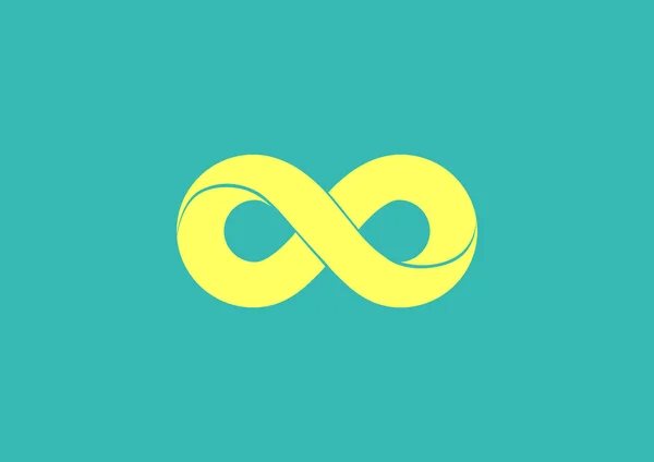 Infinity symbolikon web — Stock vektor