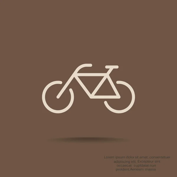 Bicycle web icon — Stock Vector