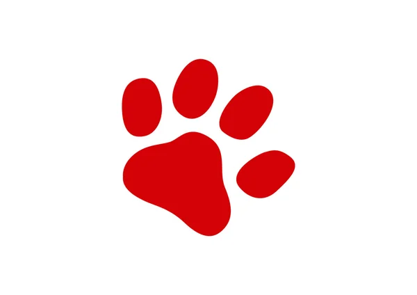 Paw web icon — Stock Vector