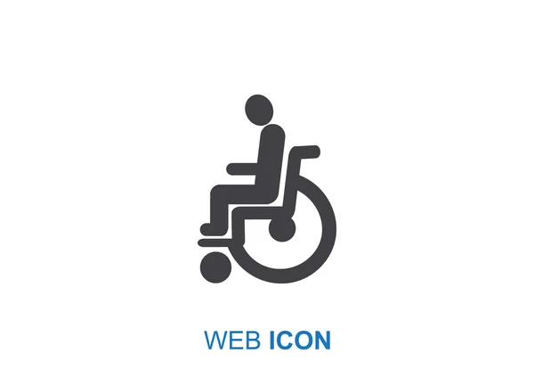 Disabled web icon — Stock Vector