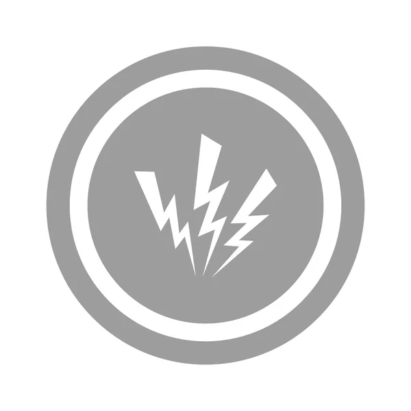High voltage, web icon — Stock Vector