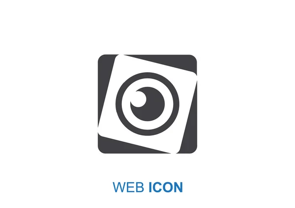 Lente icono web — Vector de stock