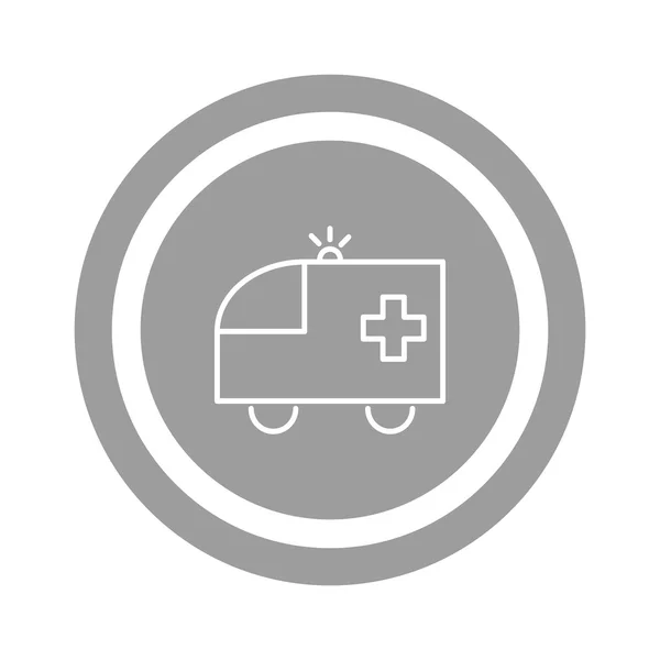 Ikona webové ambulance — Stockový vektor