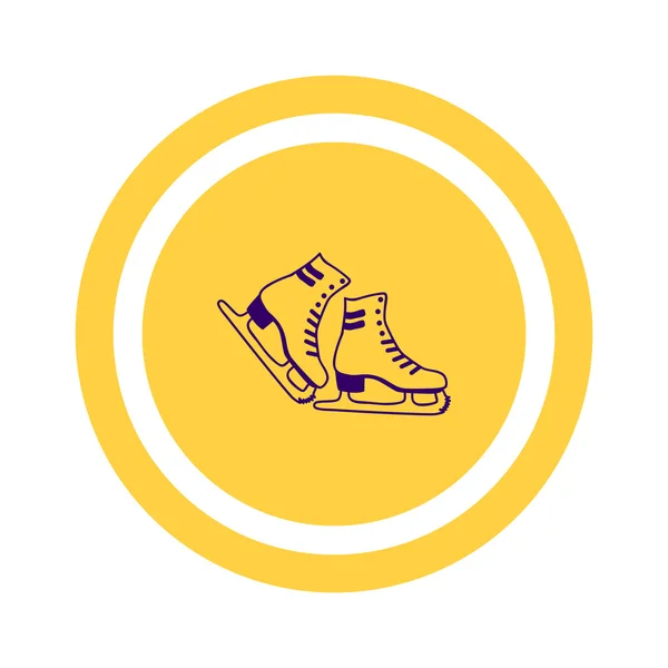 Patines icono web — Archivo Imágenes Vectoriales