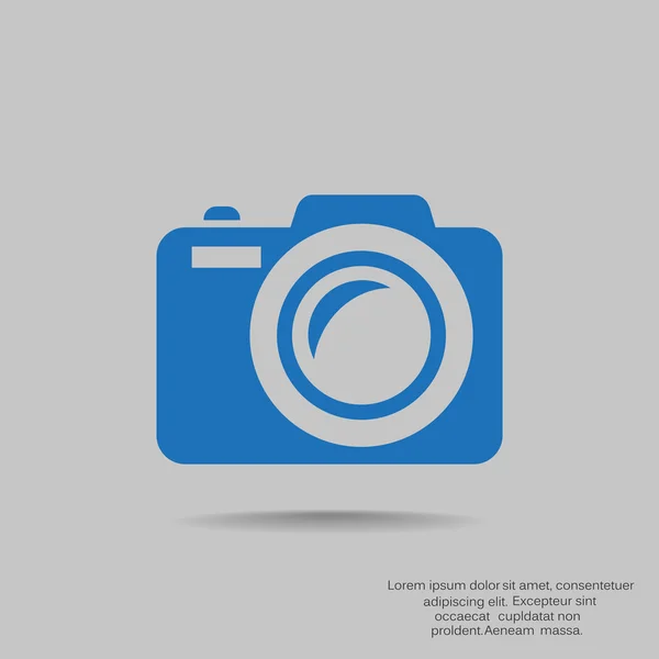 Icona web fotocamera — Vettoriale Stock