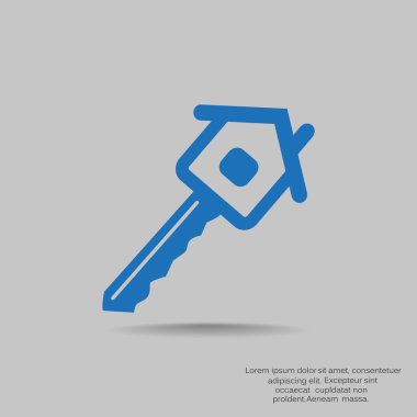 Ev anahtar web simgesi