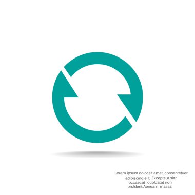 Oklar web simgesi olan daire