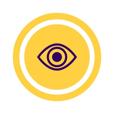 İzlerken göz web simgesi 