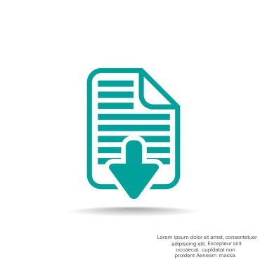 Download dosya web simge 