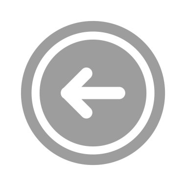 Ok işaret sol simgesi