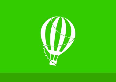 Balon yolculuk web simgesi