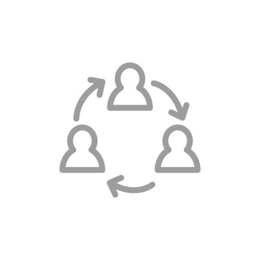 Grup insanların web simgesi