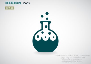 bir şişesi içinde kimyasal reaksiyon