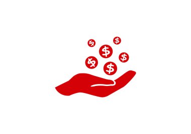 İnsan eline düşen paraları 