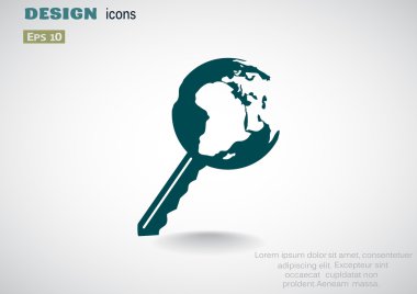 anahtar gezegen web simgesi