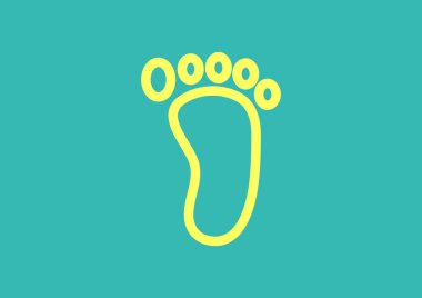 Çıplak çocuk ayak parça 