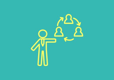 Grup insanların web simgesi