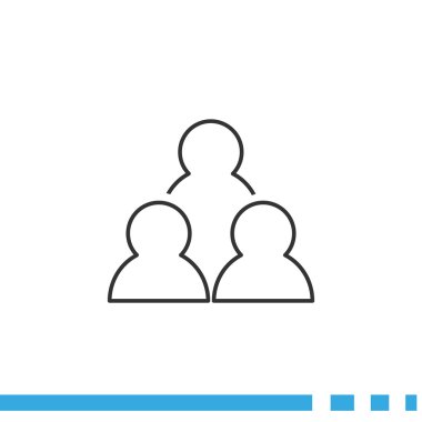 Grup insanların web simgesi