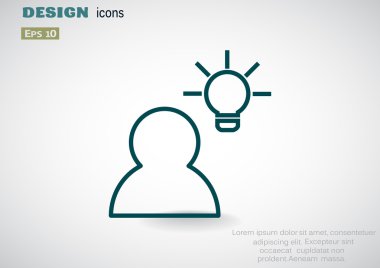 Adam ve ışık işareti fikirler