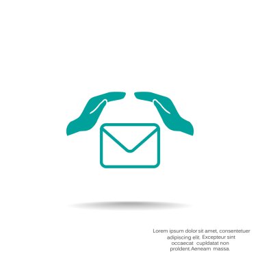 Zarf el web simgesi ile