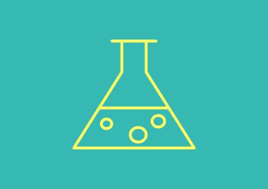 bir şişesi içinde kimyasal reaksiyon