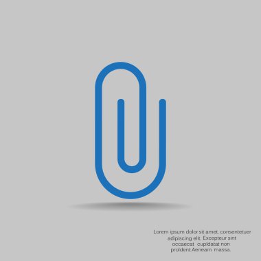 Basit klips web simgesi 