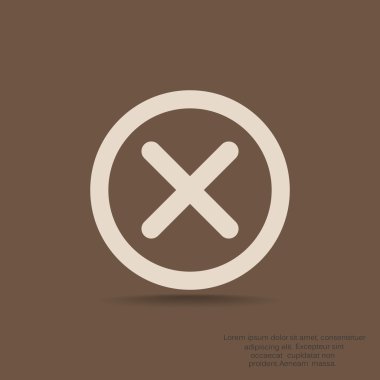 Sembol basit web simgesini Kaldır