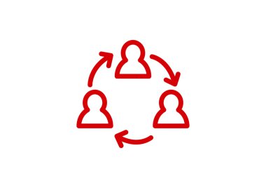 Grup insanların web simgesi