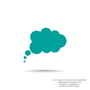 Diyalog kabarcık web simgesi 