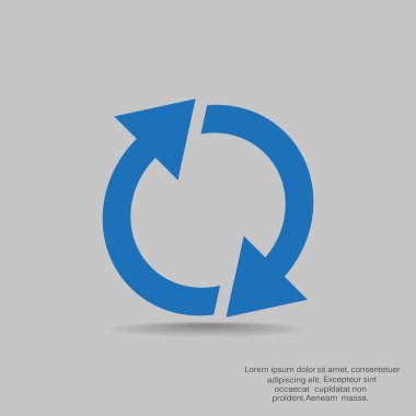 Döndürme oklarını web simgesi