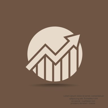 iş büyüyen grafik sunum simgesini