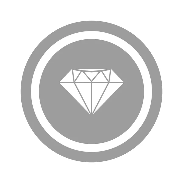 Diamond web icon — Stock Vector