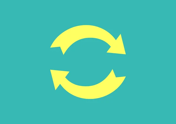 Circle with arrows web icon — Stock Vector