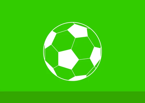 Icono de pelota de fútbol — Vector de stock