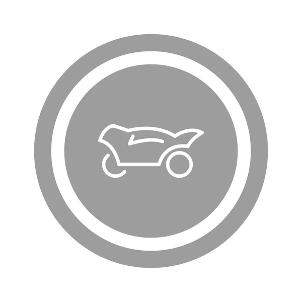 Motorrad-Web-Ikone — Stockvektor