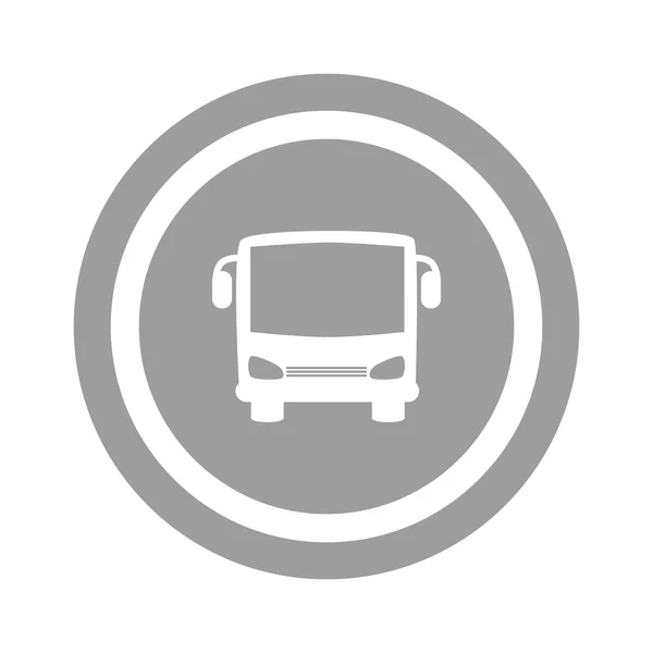 Simpel bus front web ikon – Stock-vektor