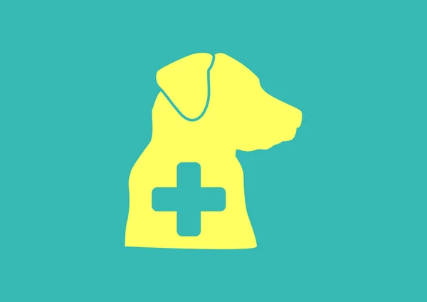 Veterinaire kliniek web pictogram — Stockvector