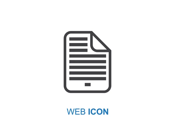 Fichier icône web — Image vectorielle