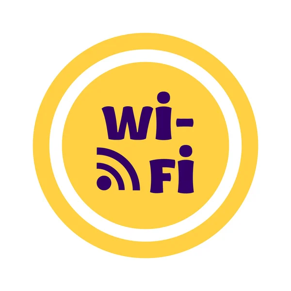 Icona web Wi-Fi — Vettoriale Stock