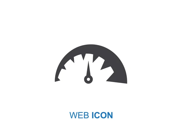 Speedometer web icon — Stock Vector