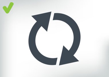 Döndürme oklarını web simgesi