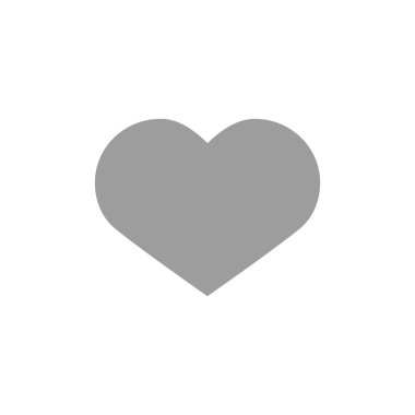 Basit kalp web simgesi 