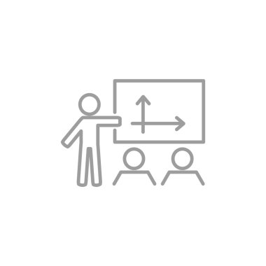 iş büyüyen grafik sunum simgesini