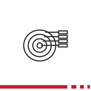 Yuvarlak Infographic web simgesi 